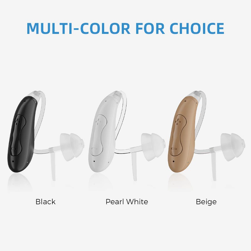 Цифровые Bluetooth слуховые аппараты BTE 16-канальные для пожилых