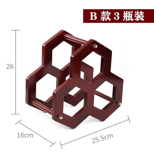 Estante de vino europeo decoración sala de estar moderna simple celosía de madera estante de botellas de vino de madera pequeña venta al por mayor