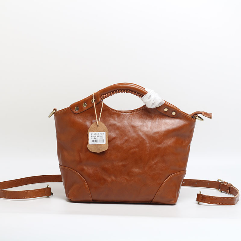 韩版新款特色休闲大包经典款通勤女方包植鞣牛皮真皮女包特价清货