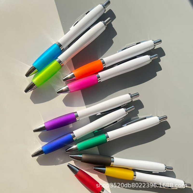 Fábrica de venta caliente calabaza bolígrafo publicitario bolígrafo de impresión logo de oficina estudiantes papelería regalos bolígrafo multicolor