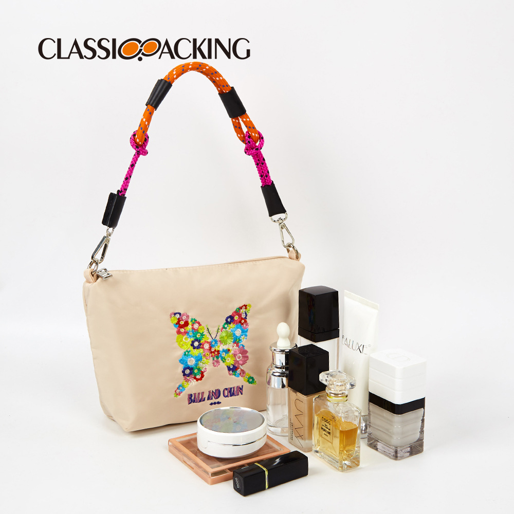 2025 nuevo bolso de mano lindo bolso de mujer de gran capacidad desmontable bolso de lona portátil se puede imprimir con logotipo