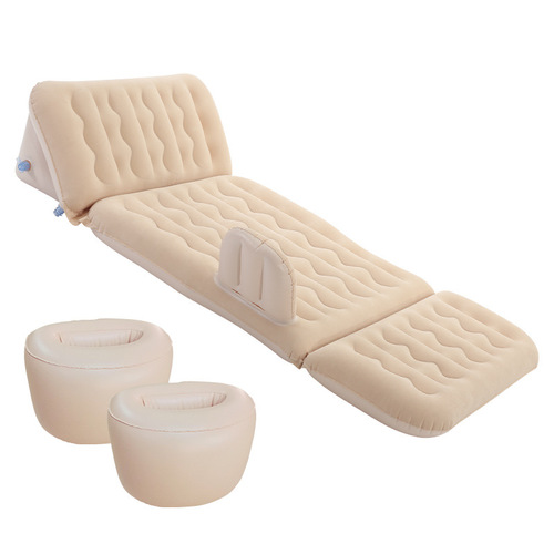 Car inflatable bed car air pad foldable mattress car travel bed air mattress sleeping gadget car accessories