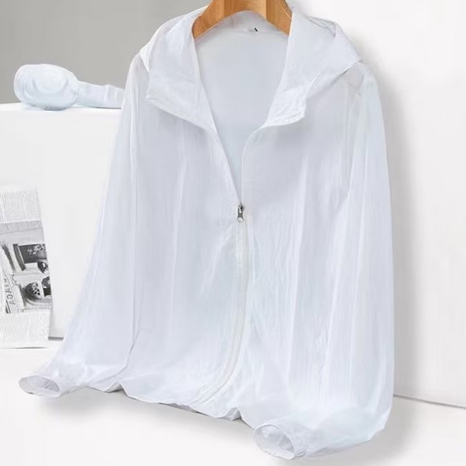Sun-protective Clothing Men's Ultra-thin Breathable Hooded Outerwear Summer Ice Silk Men's Fishing Sun-protective Clothing Skin Coat Coat