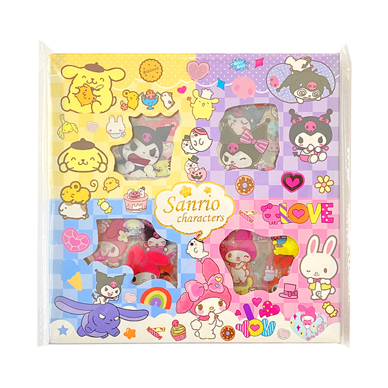 Set de 100 pegatinas kawaii para diario o scrapbooking – diseños variados y coloridos