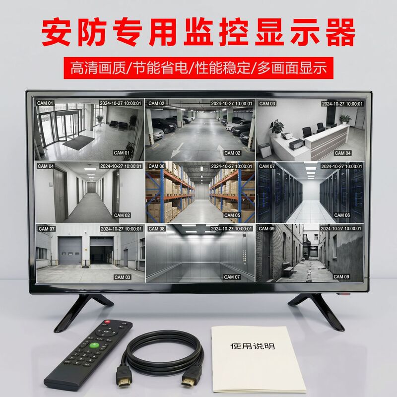 Kanghuaxing Led High-Definition Monitoring Screen 43inch 65inch Desktop Monitors Office 1080P Computer Display Screen