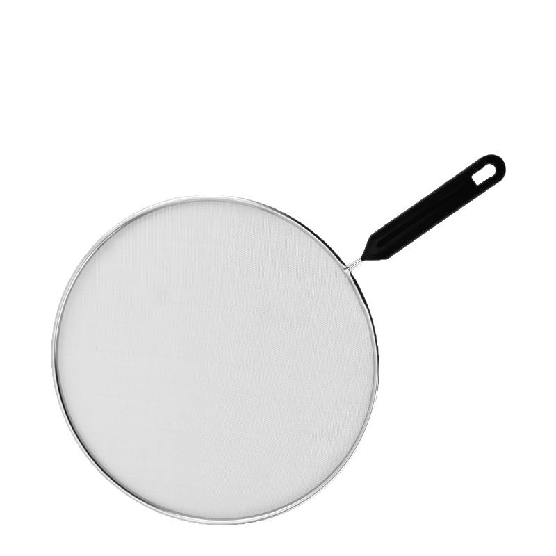 Cocina de acero inoxidable frita cubierta de malla a prueba de salpicaduras de aceite deflector cubierta de olla doméstica redonda de filete frito cubierta de malla a prueba de derrumbamiento de aceite