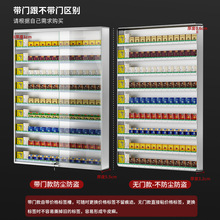 烟柜展示柜挂墙式带门带锁便利店烟架展示架烟草同款铝合金香烟架