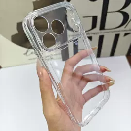 Suitable for apple iphone transparent anti-fall mobile phone case: soft edge and hard back pc material analysis