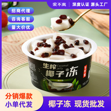 果不离椰子冻220g生榨椰子果冻厂家代发红豆/椰粒果冻批发