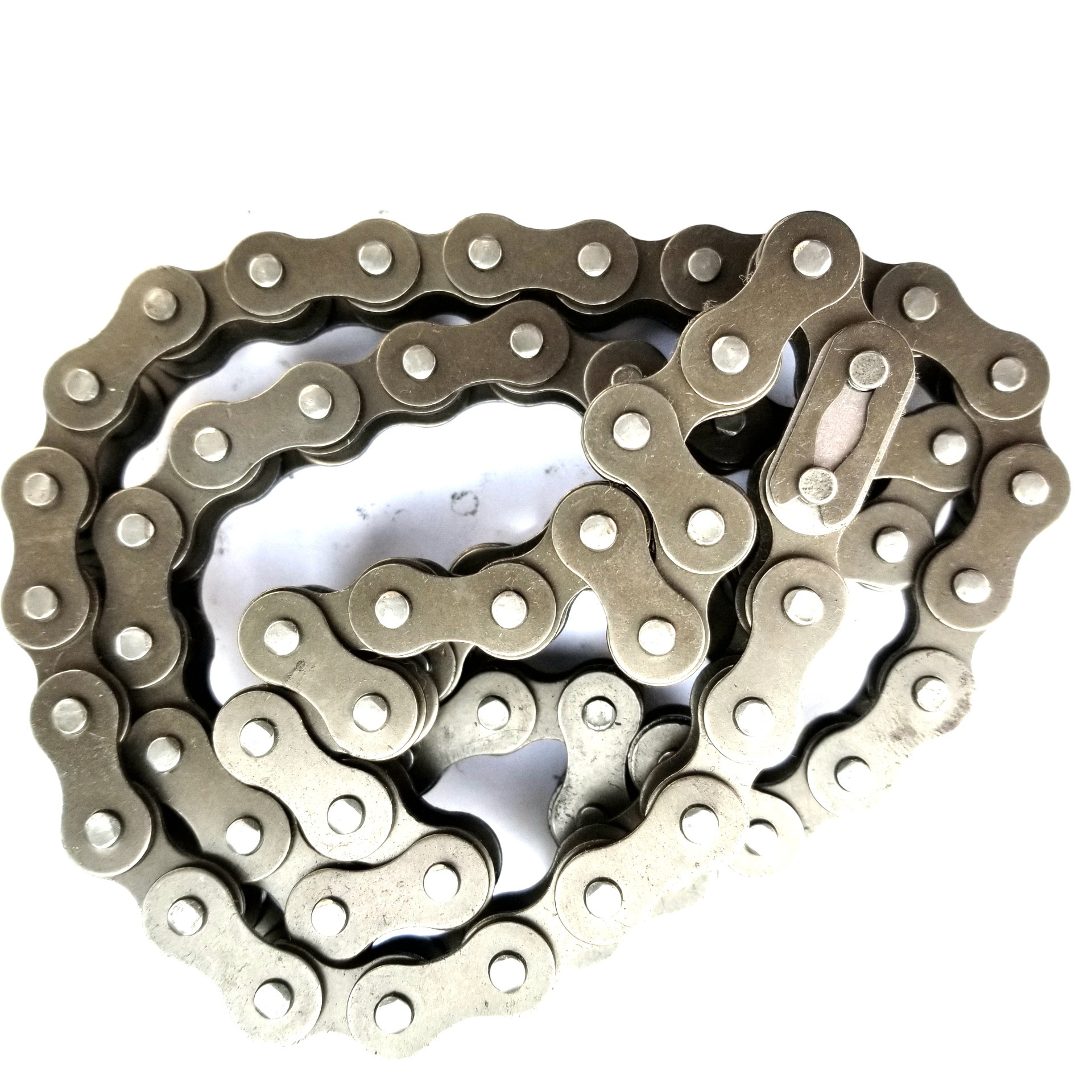 Venta al por mayor 420 bicicleta de montaña motocicleta triciclo eléctrico cadena maquinaria agrícola cadena 70 sección 80 Sección 100 sección 120 sección