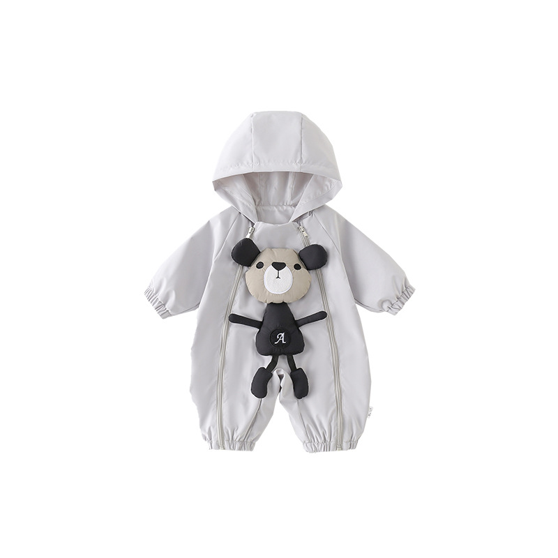 106059819@qq.com Macacão Infantil 2026 Novo Modelo Primavera Corta-Vento para Meninos, Roupa de Bebê Dupla Camada para Engatinhar, Jaqueta Corta-Vento_voghion.com