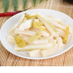 Snack Pea Pods Pickled Bamboo Shoots in Small Packaging Fresh Mountain Pepper Bamboo Shoots Commercial Ready-to-Eat Spicy Flavor Bamboo Shoot Tips Bulk Wholesale