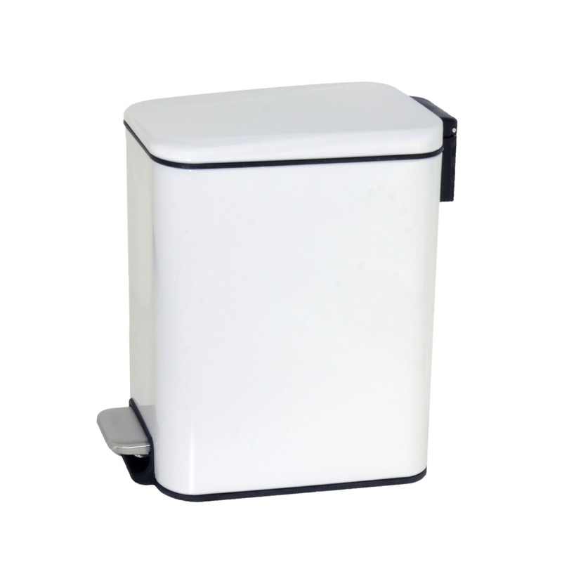 5 L rectangular pedal sanitary bucket bathroom bathroom living room stainless steel trash can paint paint bucket 5 L rectangular pedal sanitary bucket bathroom bathroom living room stainless steel trash can paint paint bucket