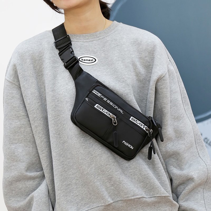 Bolso de pecho de los hombres 2023 nuevo estilo coreano Oxford tela hombro bolsa al aire libre deportes ocio viaje viajero bolsa de mensajero