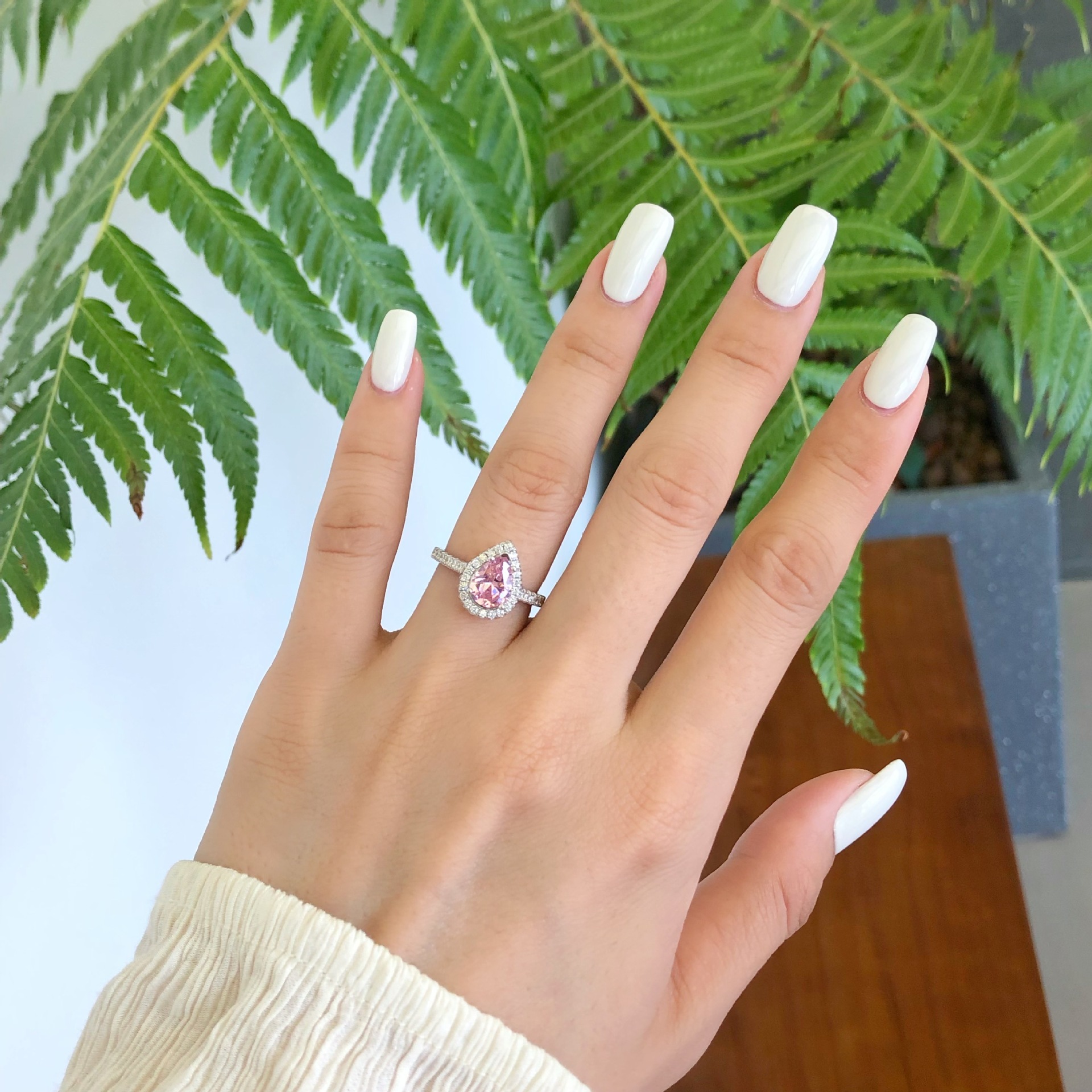 7g Weight Zircon Inlay Material Rings Classification 6, 8, 9 Ring Size 1 Piece Quantity Holiday, Daily Occasion 925 Sterling Silver Material U Shape, Water Droplets, Heart Shape Pattern Women's Gender Inlay Design IG Style, Shiny Style 925 Sterling Silver Zircon U Shape Water Droplets Heart Shape Rings 3
