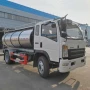 国三howo6牛奶不锈钢奶罐车