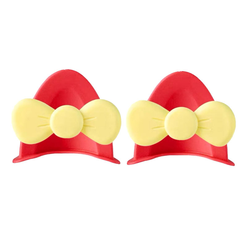 Ear Bear Ear — Motuoche Dəbilqə (Kaska) aksesuarları - cat-ear-butterfly-red-yellow