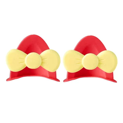 Stickers, Cat Ears, Bear Ears — Dəbilqə (Kaska) aksesuarları - cat-eared-butterfly-red-and-yellow