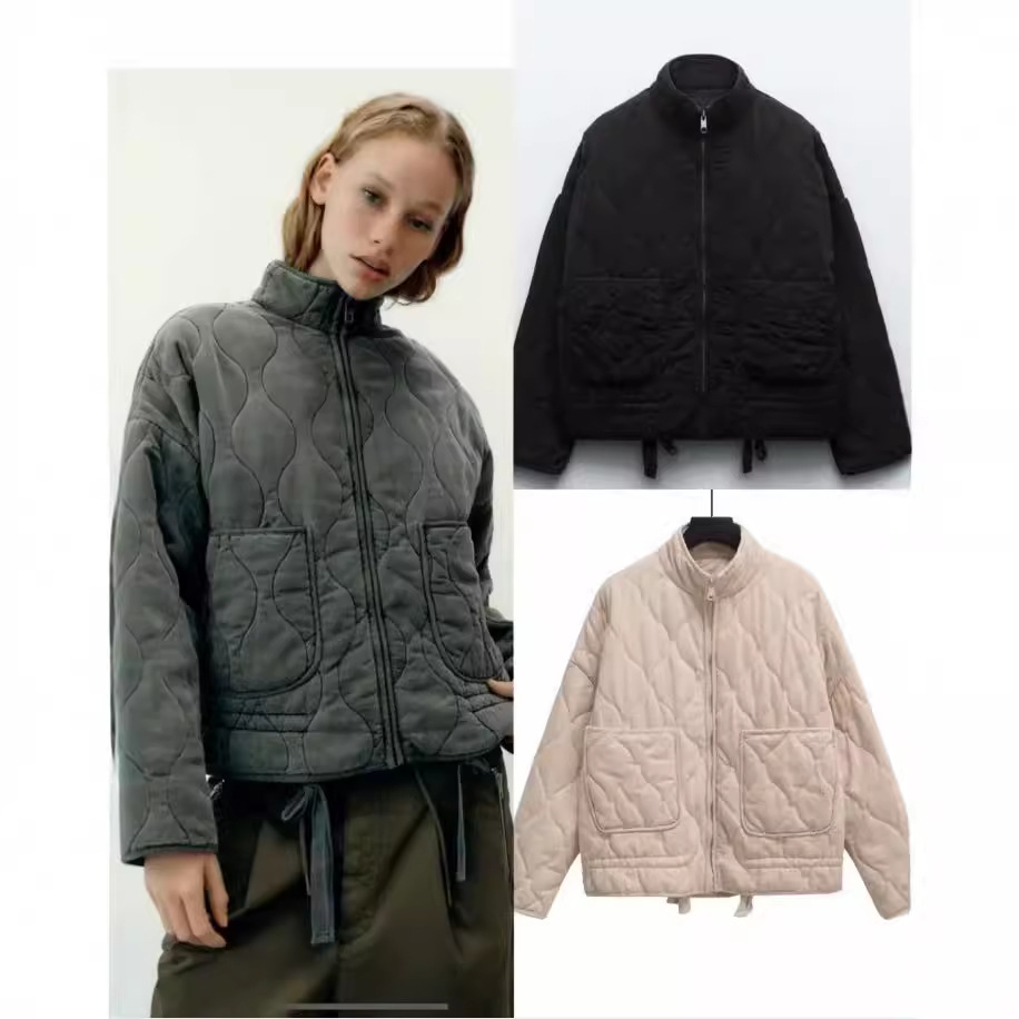 2024 Autumn/Winter New Product: Women's Wear, Urban Leisure, Water Washed Cotton Jacket, W027 6_voghion.com