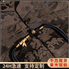 传承旗袍盘扣手工编织金竹长尾辫子布扣唐装汉服国风服辅料LS296