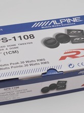 阿尔派汽车音响发烧级车载丝膜高音头仪表台改装通用高音仔配电容