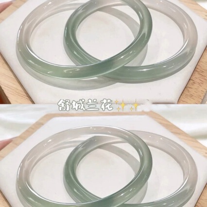 Zhou Sheng's Same Style Ice-Type Beauty Bar Agate Wholesale Authentic Jewelry Store Half Mountain Half Water Jingle Bracelet Xiaohongshu Zhou Sheng's Same Style Ice-Type Beauty Bar Agate Wholesale Authentic Jewelry Store Half Mountain Half Water Jingle Bracelet Xiaohongshu