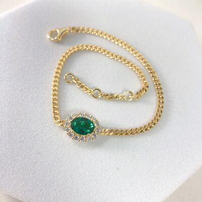 s925 One piece On behalf of lady Gold-plated Bracelet Special-shaped Color diamond Egg exquisite Bracelets gift Diamond Gifts