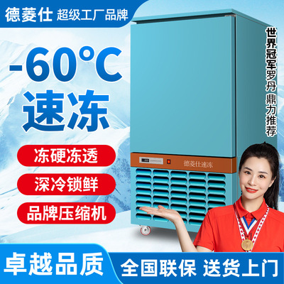 超低温速冻柜-80℃冷藏柜海鲜冷冻包子小龙虾立式保鲜速冻冰柜|ms