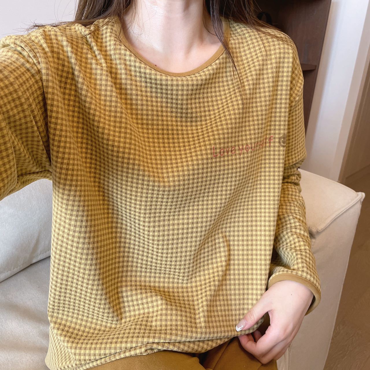 MOTIE, conjunto de pijamas informales de moda, holgados y sencillos, para estar en casa o usar al aire libre.