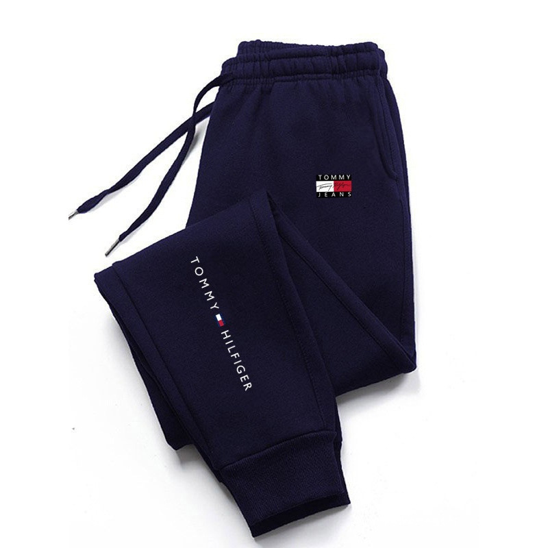 Direct Sale from the Manufacturer: Men's Trendy Brand Printed Sweatpants, Warm Jogging Versatile Jogger Pants, Casual Loose-Fit Sports Sweatpants