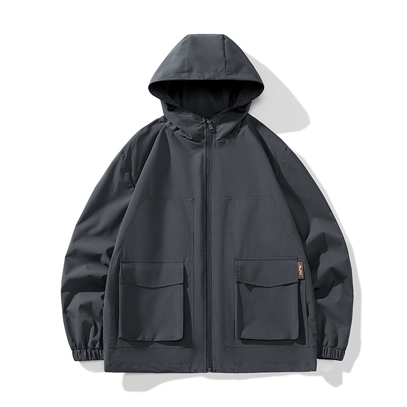 Men's clothing new men's spring and autumn workwear jacket trendy brand casual sports spring and autumn jacket Korean style trendy clothes_voghion.com