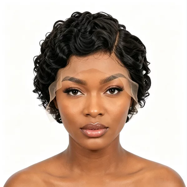 100% human hair pixie short curly chimo wigs, black short hair wigs, afro wigs, short wigs