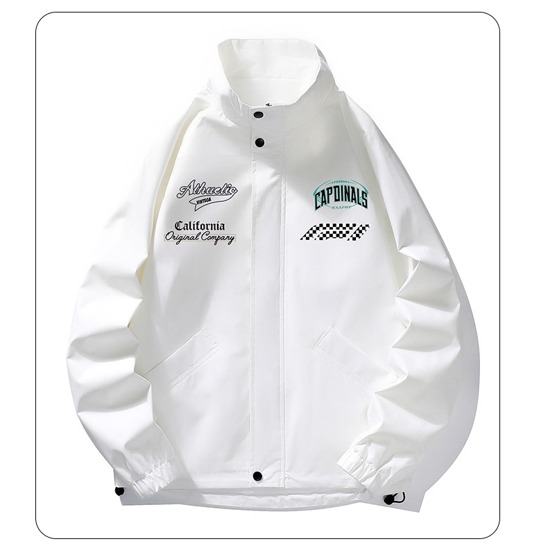 Men's clothing jackets for men in spring and autumn, loose windproof and fashionable jackets for men, thin and casual men's tops_voghion.com