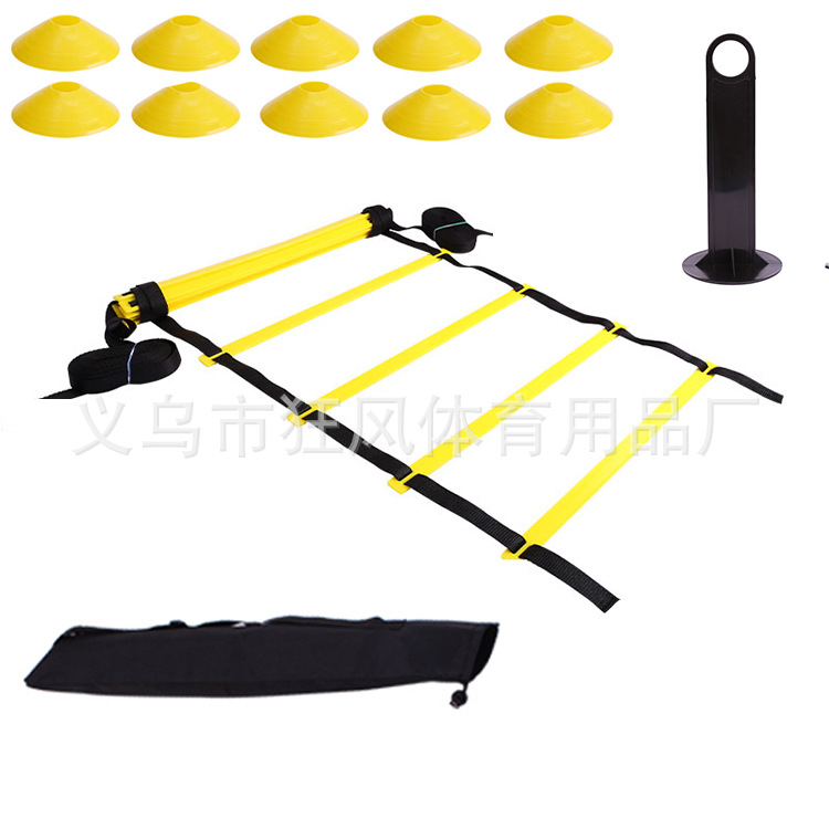 Упаковка 1: 12-секционная лестница длиной 6 м + 10 пластин + стеллаж для хранения + сумка.