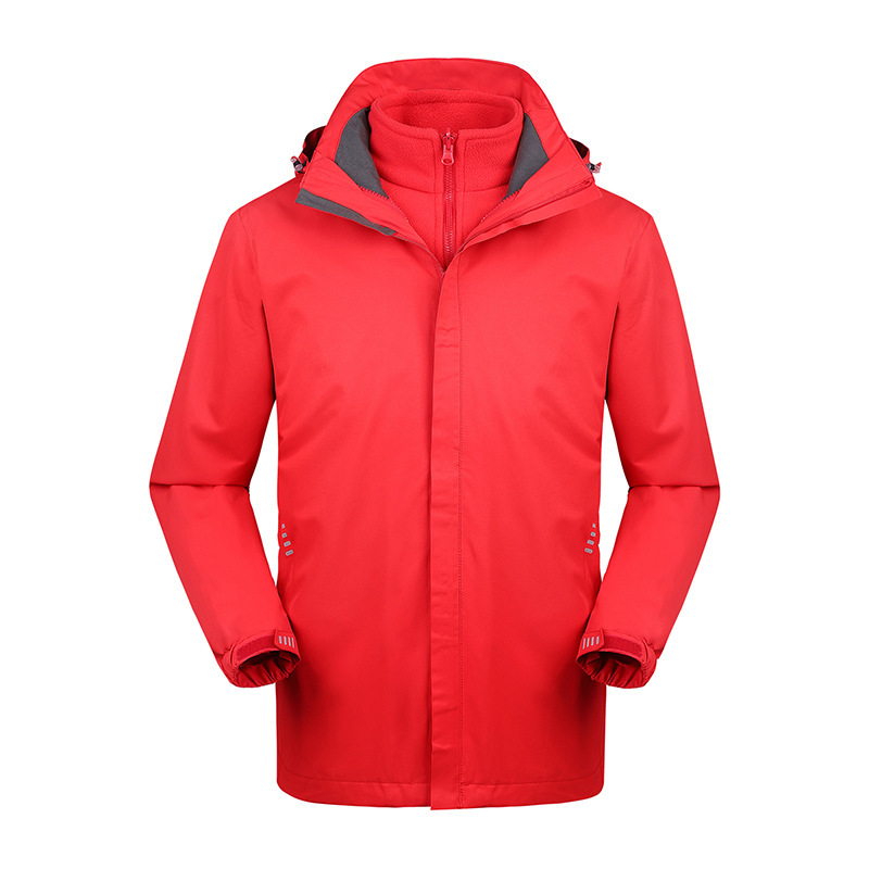 Chaqueta Térmica Impermeable 3 en 1 para Pareja Set de 2 Piezas de Poliéster A Prueba de Viento para Invierno image 7