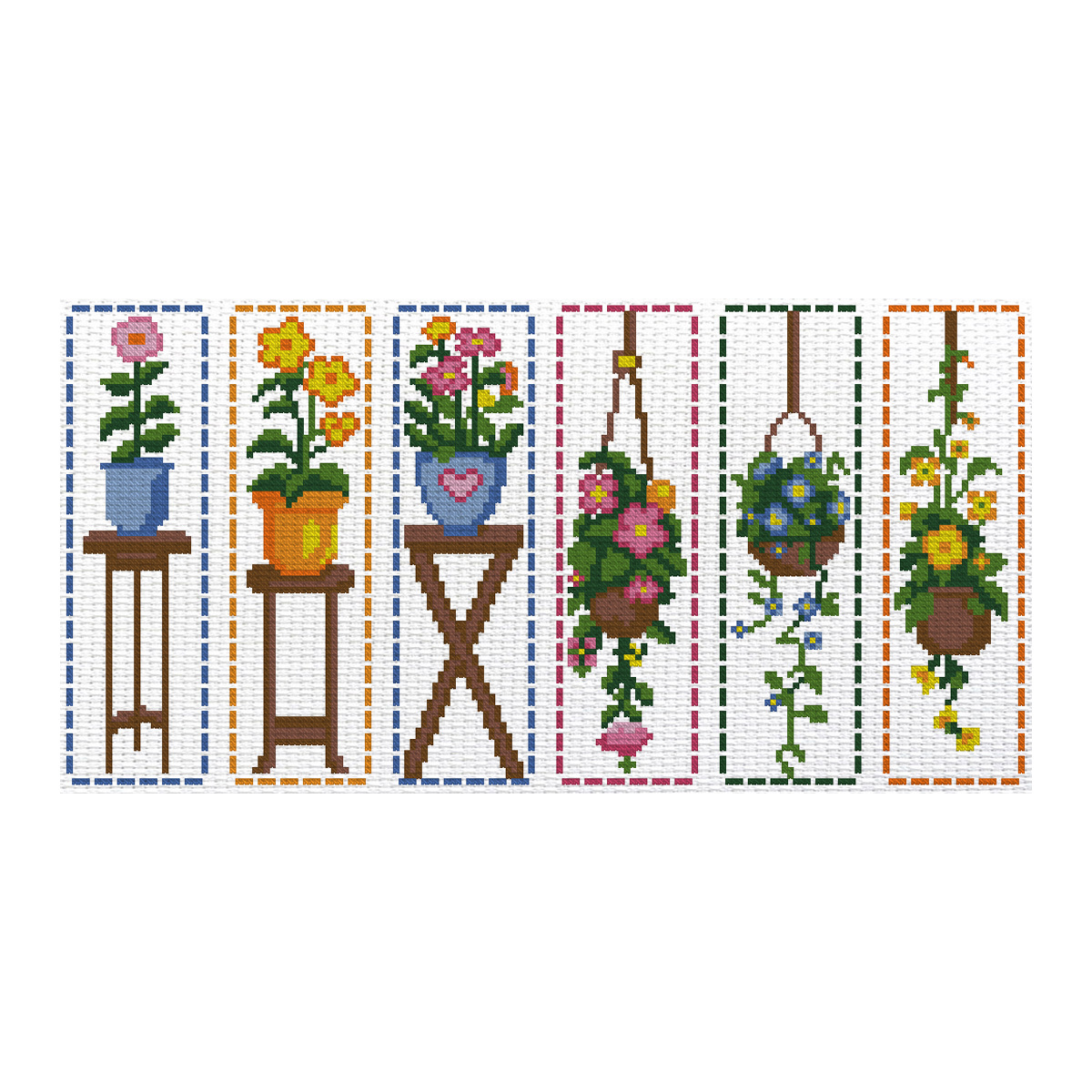 Mona Lisa Royal Cross Stitch Marcador-Flores de interior Sala de estar moderna simple Entrada Sala de estudio Bordado de hilo hecho a mano image 5