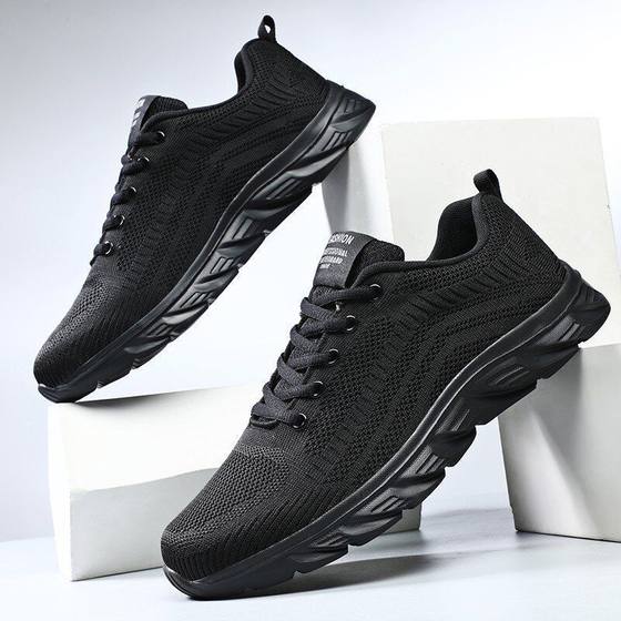 2023 shoes new sports casual summer men's breathable hollow comfortable mesh flying woven running shoes travel men's shoes