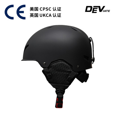 滑雪头盔男女成人头盔保暖头盔冬季户外滑雪运动头盔|ru