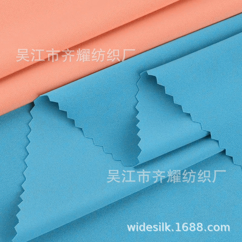 摩根丝斜纹垂顺小西装面料英伦斜四面弹仿醋酸弹力绸缎华尔缎