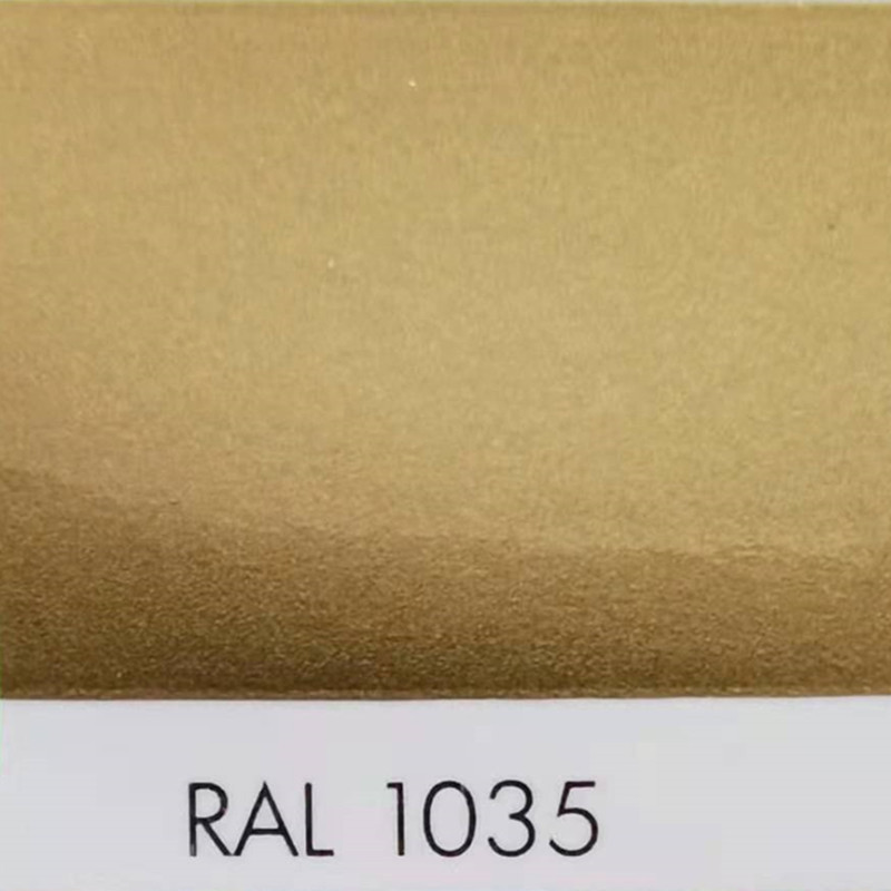劳尔彩臻钢结构耐晒漆丙烯酸双组份金属漆米珍珠色RAL1035工业漆