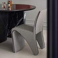 厂家直供餐椅家用源于意大利设计师款时尚千鸟图案酒店餐厅椅子
