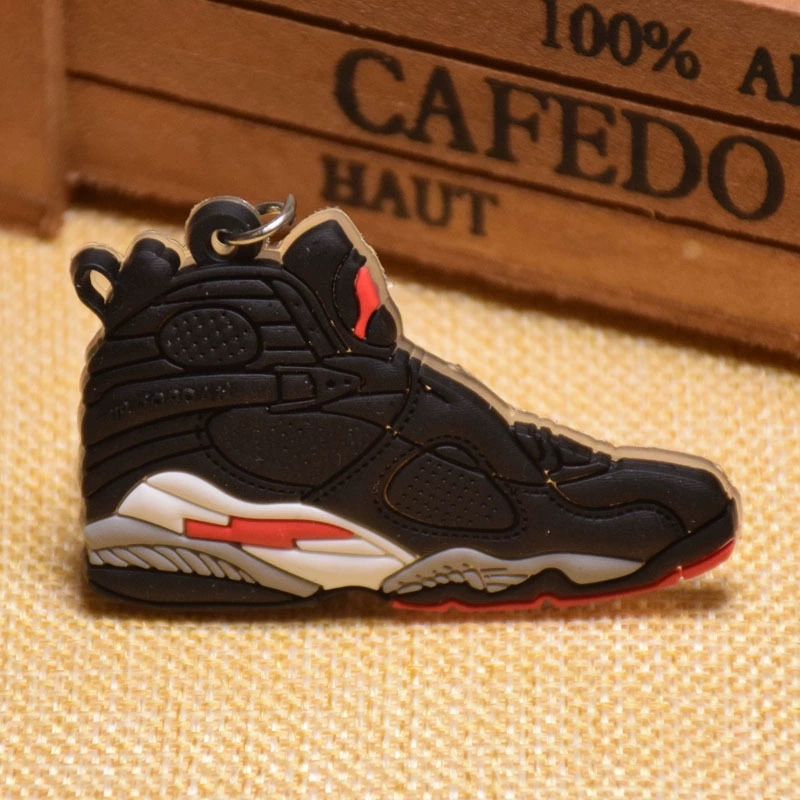 [Фабричный наличный товар air jordan8 поколение кроссовки брелок AJ keychain]