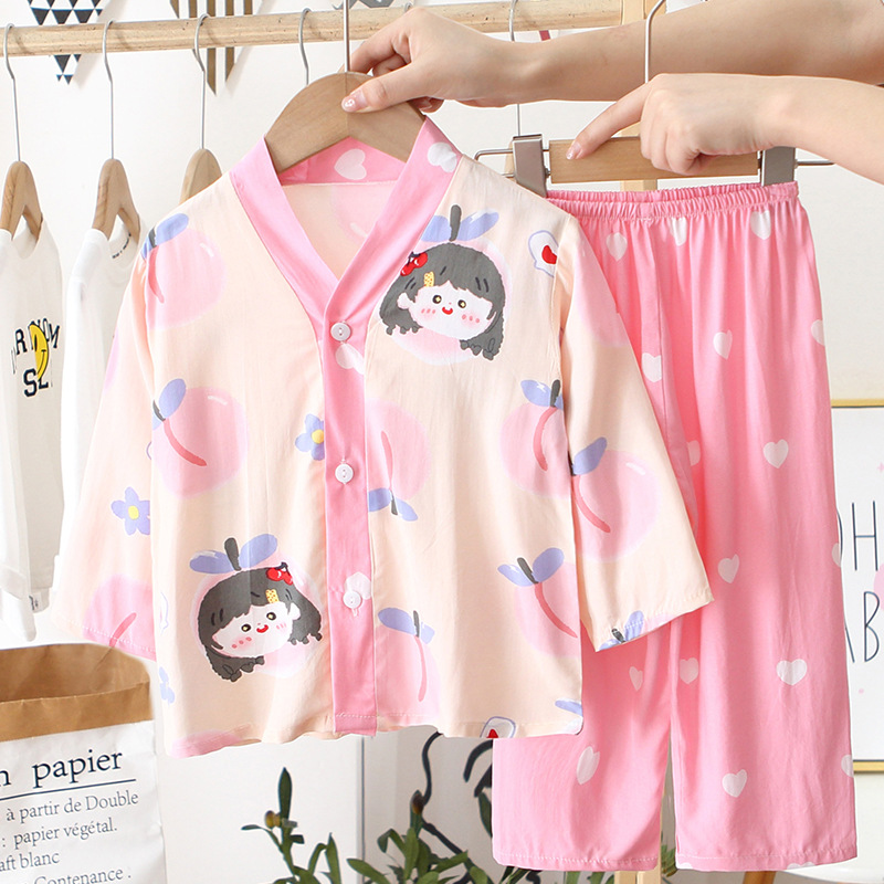 New V-neck Peach Girl