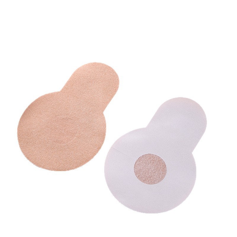 Parche de pecho de elevación de tela no tejida desechable antiluz en forma de flor circular en forma de flor en forma de cruz Parche de pecho invisible en forma de flor anticonvexa