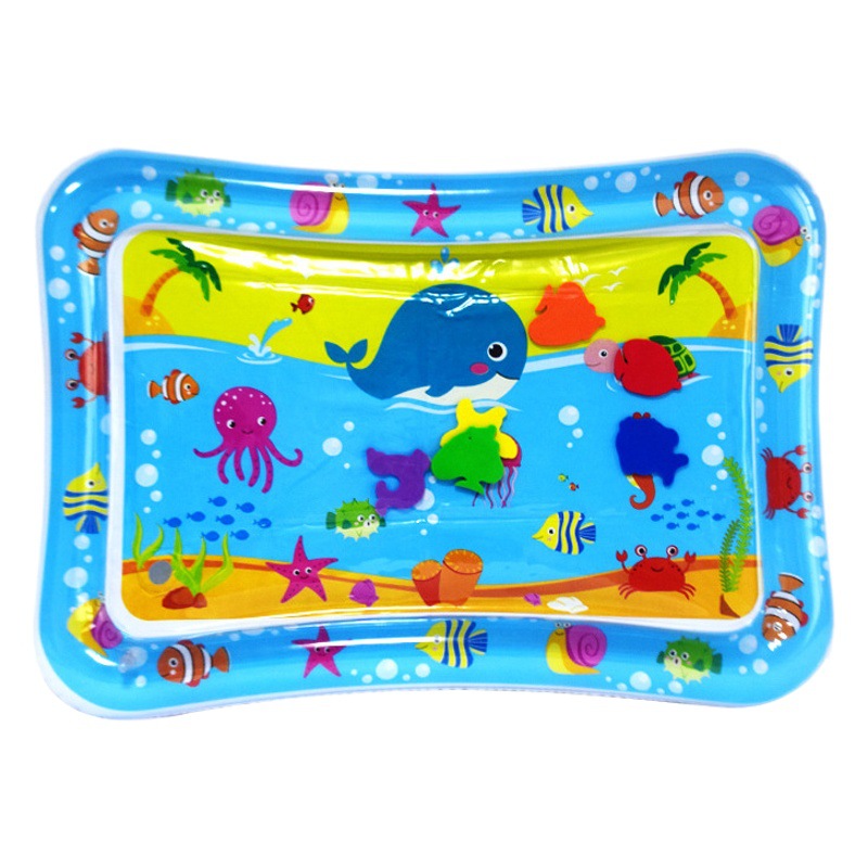 Amazon Baby Water Pat Mat Crawling Training Pat Mat Ce Certified Thickeneded Kidsren's Water Mat Pat Music Cushion