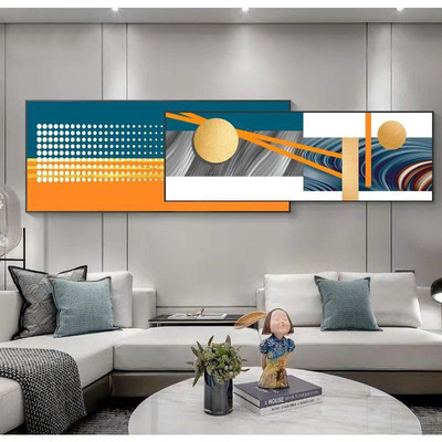 Bedside PIP Light extravagance Hanging picture modern Simplicity New Chinese style a living room Porcelain painting sofa background Decorative painting