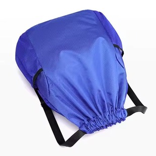 RPET nylon Oxford cloth antibacterial waterproof drawstring backpack outdoor shoe bag sports running swimming fitness bag