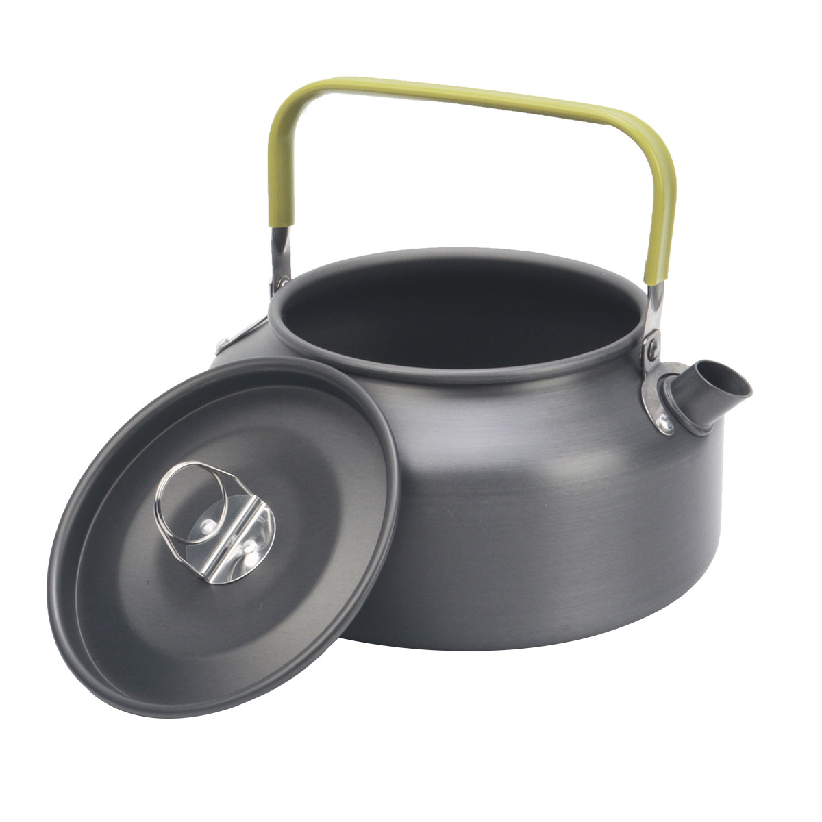 Suministro de tetera de té al aire libre 1.2L camping hervidor de agua picnic tetera de té portátil cafetera ultraligera al por mayor