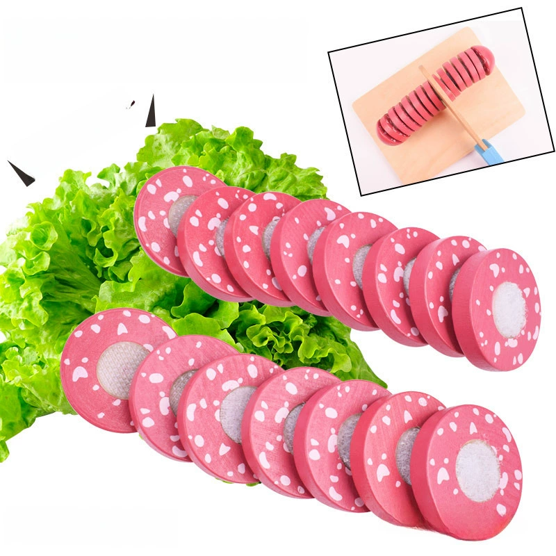 Wooden fruit realistic toy for cutting