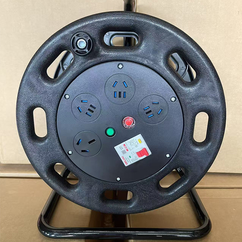川洋移动电缆盘220/380v拉车卷线盘带线电源盘拖线盘线轴 10A线盘